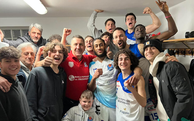 SPORT/BASKET REGIONALE – Serie C Gold g. B: BpF Basket Cassino una vittoria fortissimamente voluta con Smit Roma