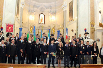 ROCCASECCA – Celebrato il Centenario dell’Associazione Nazionale Carabinieri della sezione di Roccasecca