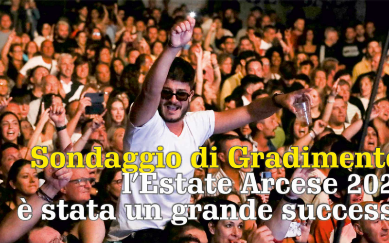 ARCE – Estate arcese passata alla grande. L’assessore alla Cultura e Turismo Proia comunica i risultati del sondaggio