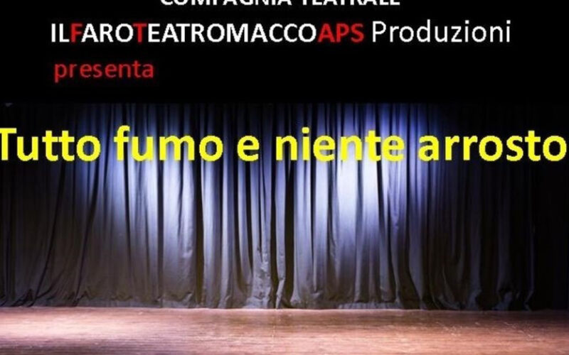 ROCCADARCE – “Tutto fumo e niente arrosto” Venerdì 5 gennaio al Teatro Federico II