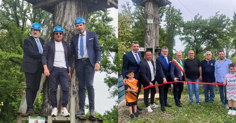 FONTANA LIRI – Gianluca Quadrini, celebra l’Inaugurazione del Parco Avventura di Fontana Liri:” una nuova era per il territorio”