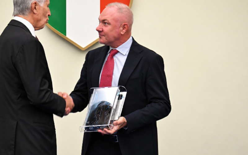 SPORT/CALCIO – Massimiliano Alvini riceve il prestigioso premio “Manlio Scopigno”