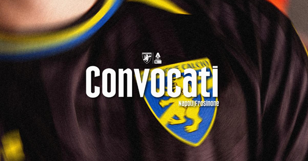 SPORT/CALCIO – Napoli-Frosinone: l’elenco dei convocati da Mister Alvini