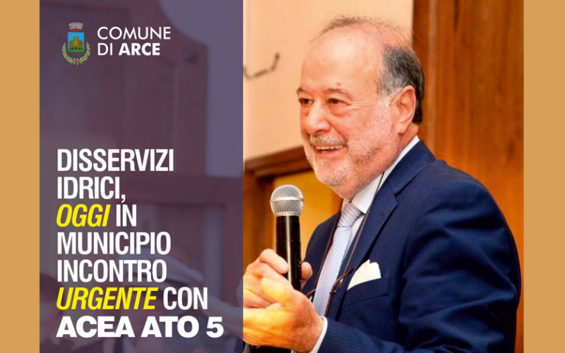 ARCE/POLITICA – “Disservizi idrici in Via Mons A. Marciano Come mai nel post istituzionale non viene citato l’intervento?